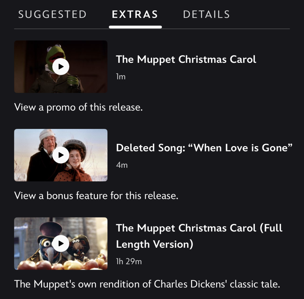 Why You Need to Watch the Full Version of The Muppet Christmas Carol on Disney+ Screenshot 2025-12-01 at 92041 AM